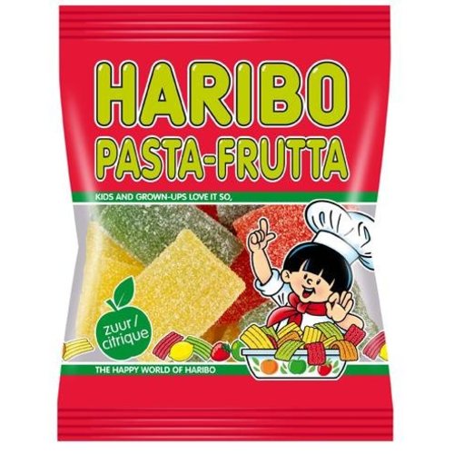 Haribo Pasta Frutta 70 Gram 28 Stuks