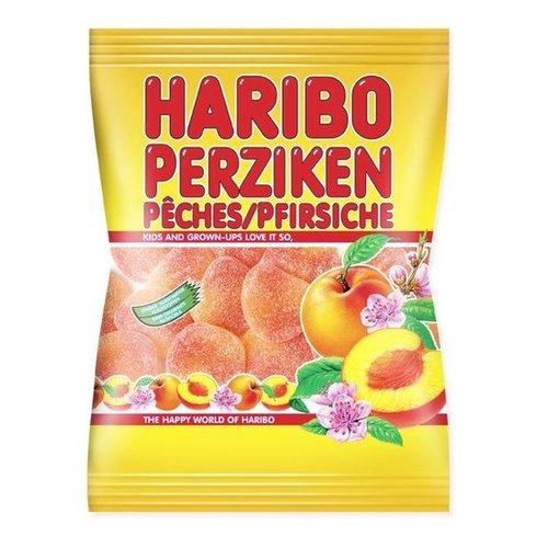 Haribo Perziken 75 Gram 30 Stuks Haribo Perziken 75 Gram 30 Stuks