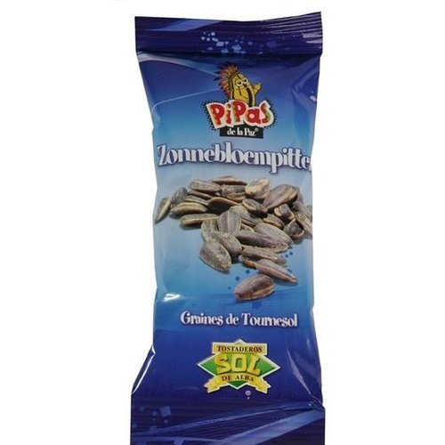 Pipas Zonnebloempitten 30 Gram 50 Zakjes