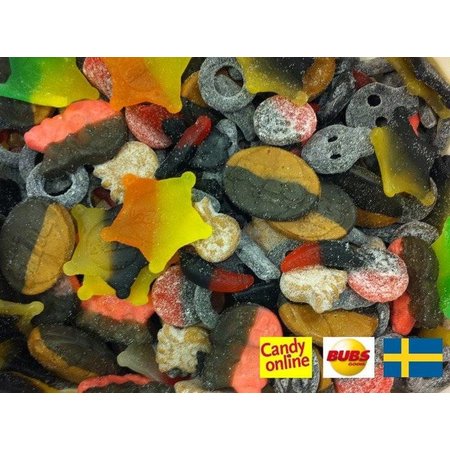Bubs Candyonline Zweedse Snoepmix Bubs Godis 1 Kilo ***SUPER SALE***