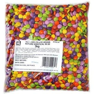 Milk Chocolate Beans (Smartie Look A Like) 3 Kilo