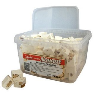 Lonka Nougat Amandel 1.5 Kilo