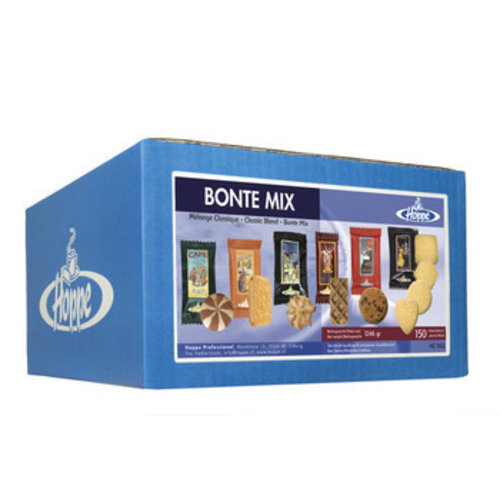 Hoppe Bonte Mix 6 Soorten Koek 150 Stuks