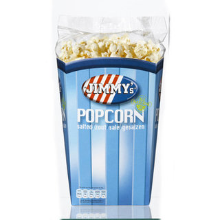 Jimmy's Popcorn Bak Zout 90 Gram 6 Stuks