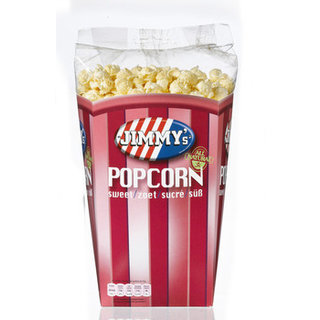 Jimmy's Popcorn Bak Zoet 150 Gram 6 Stuks