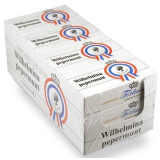 Wilhelmini Pepermunt 100 Gram 12 Stuks