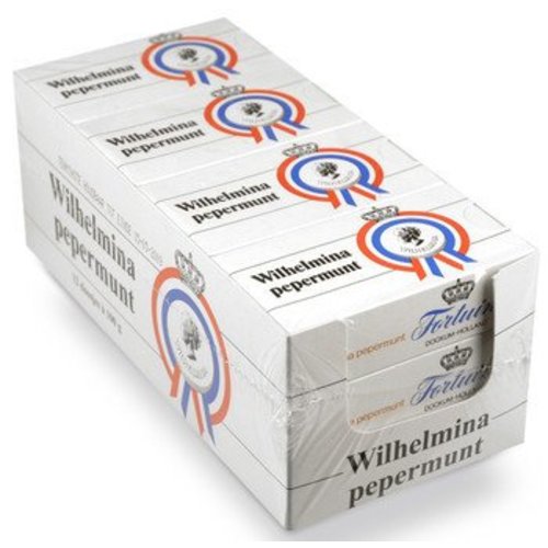Wilhelmini Pepermunt 100 Gram 12 Stuks Wilhelmini Pepermunt 100 Gram 12 Stuks