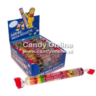 Haribo Mega Roulette Rollen 45 gram 40 Stuks