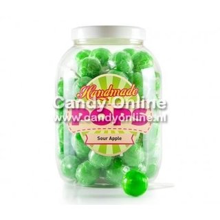 Hand Made Lollys Sour Apple 70 Stuks