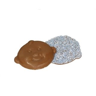 Geboorte Babysnoetjes Blauw/Wit Musket 10 stuks