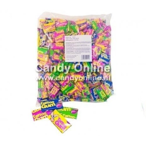 Tattoo Kauwgom 400 Stuks