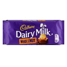 Cadbury Dairy Milk Whole Nut 120 Gram