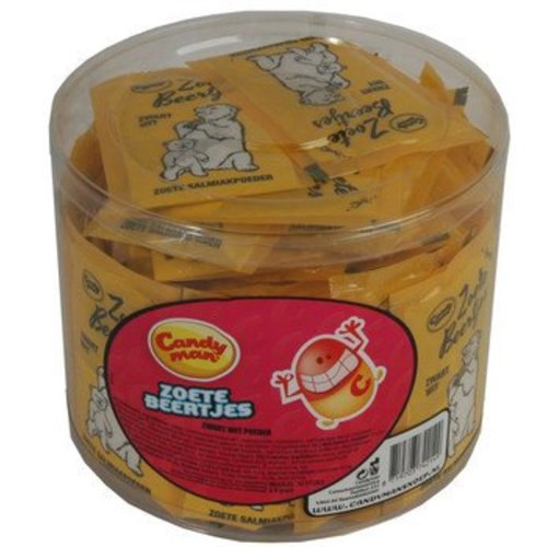 Candyman Zoete Beertjes Salmiak Poeder 70 Stuks Candyman Zoete Beertjes Salmiak Poeder 70 Stuks