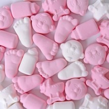 Matthijs - Baby Foam Snoep Mix Roze 1 Kilo