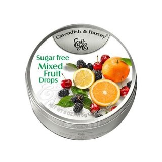 Cavendish & Harvey - Mixed Fruit Drops Suikervrij 175 Gram