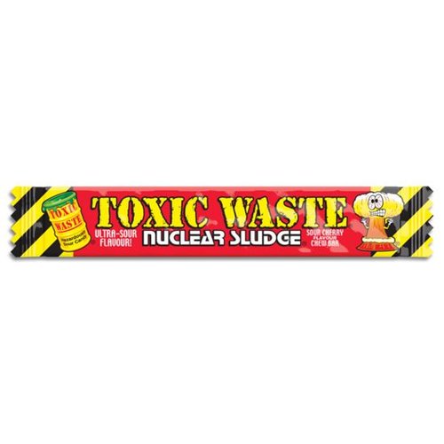 Toxic Waste Nuclear Sludge Chew Bar Sour Cherry 20 Gram