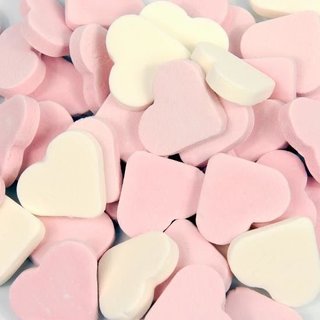 Fortuin Reuze Wit Roze Vruchten Harten 250 Gram