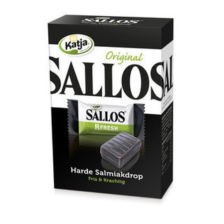 Katja Sallos Original Harde Samiak Drop 100 Gram ( Groen )