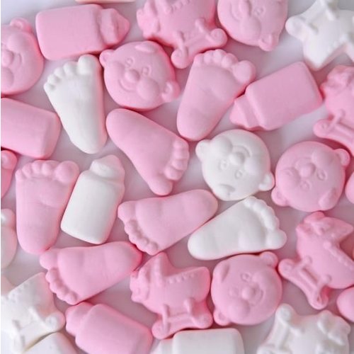 Matthijs - Baby Foam Snoep Mix Roze 200 Gram Matthijs - Baby Foam Snoep Mix Roze 200 Gram