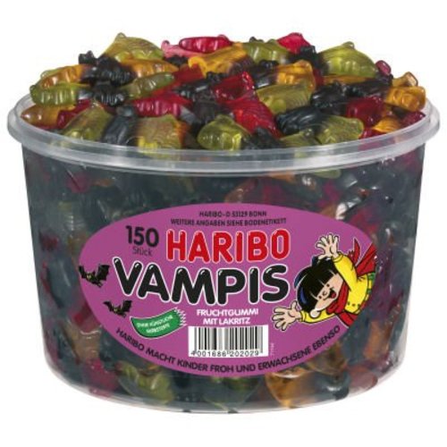 Haribo Silo Vampier Winegums 150 Stuks (import) Haribo Silo Vampier Winegums 150 Stuks (import)