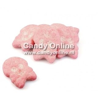 Bubs - Foam Raspberry Skulls 200 Gram