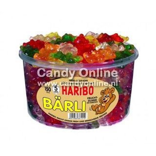 Haribo Silo Bärli 1200 Gram 150 Stuks (import)