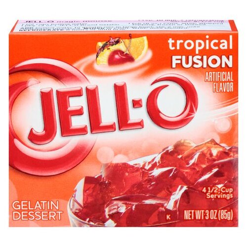 Jell-O - Tropical Fusion Gelatin 85 Gram