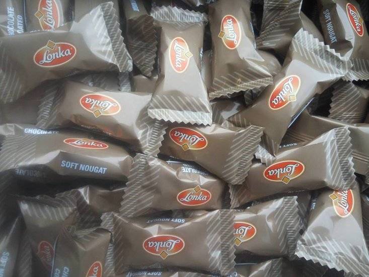 Lonka Lonka - Gechocolateerde Nougat 175 Gram
