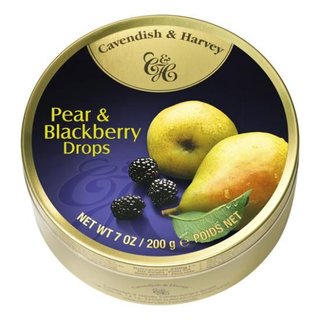 Cavendish & Harvey Pear & Blackberry Drops 200 Gram