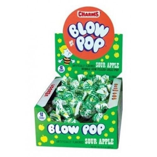 Charms Blow Pop - Sour Apple Charms Blow Pop - Sour Apple