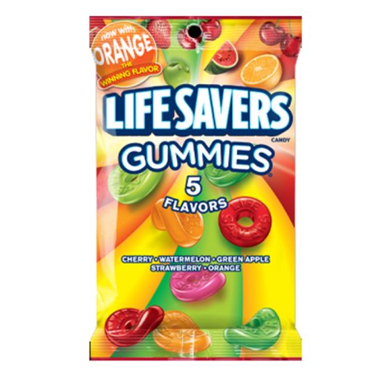 Lifesavers Gummies 5 Flavours Peg Bag 198 Gram lifesavers kopen in de aanbieding