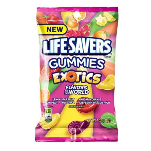 Lifesavers Gummies Exotics Peg Bag 198 Gram