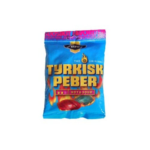 Fazer - Tyrkisk Peber Hot & Sour 150 Gram Fazer - Tyrkisk Peber Hot & Sour 150 Gram