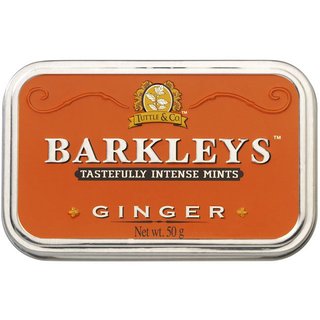 Barkleys Tin Ginger 50 Gram