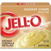 Jell-O - Coconut Cream Pudding Instant Mix 96 Gram
