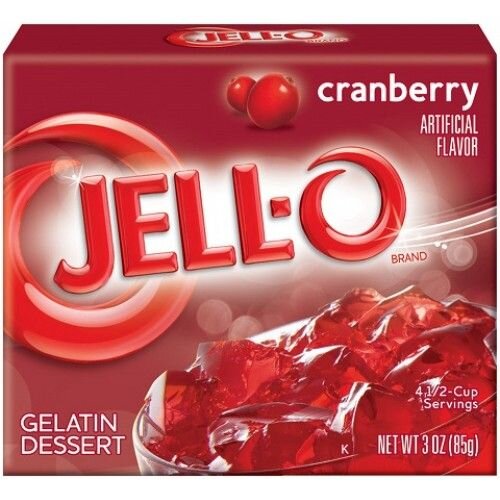 Jell-O - Cranberry Gelatin 85 Gram