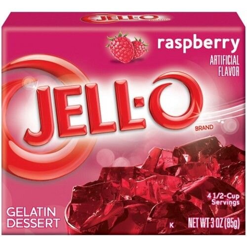 Jell-O - Raspberry Gelatin 85 Gram
