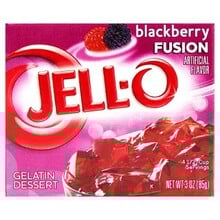 Jell-O - Blackberry Fusion Gelatin 85 Gram