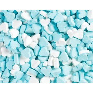 Fortuin - Wit Blauwe Pepermunt Hartjes 1 Kilo