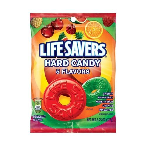 Lifesavers Hard 5 Flavour Peg Bag 177 Gram