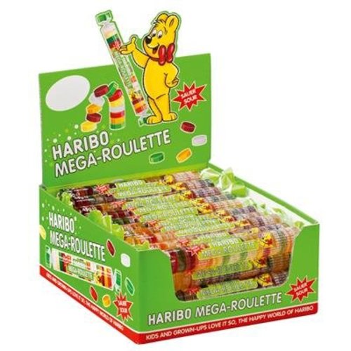 Haribo Mega Roulette Sour 45 gram 40 Stuks