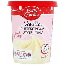 Betty Crocker - Vanilla Buttercream Style Icing 400 Gram