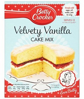 Betty Crocker Betty Crocker - Velvety Vanilla Cake Mix