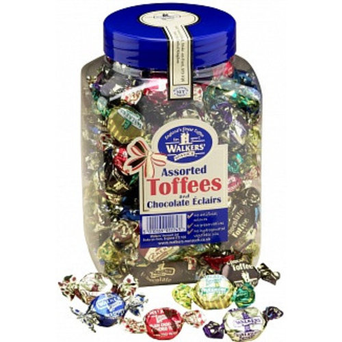 Walkers Assorted Toffees & Chocolate Eclairs 1250 Gram