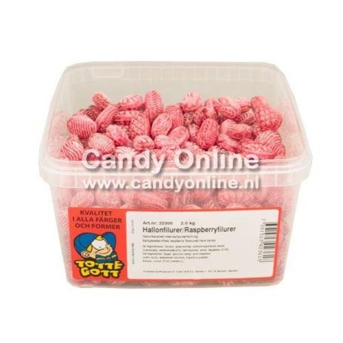 TotteGott - Hallonfilurer 2 Kilo