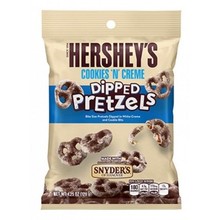 Hershey'sy/Snyders - Dipped Cookies 'n Creme Coated Pretzel 120 Gram