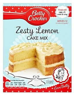 Betty Crocker Betty Crocker - Zesty Lemon Cake Mix 425 Gram ( UK )