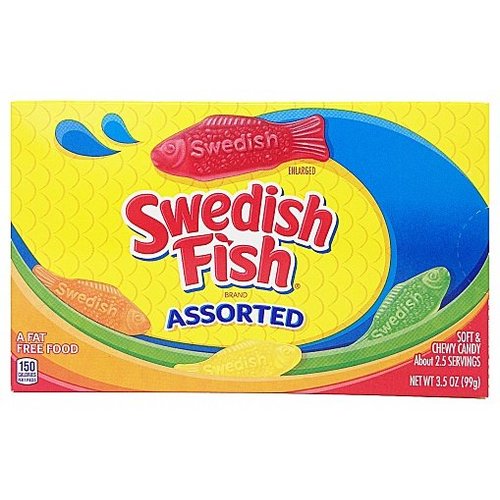 Swedish Fish Assorted Box 88 Gram.