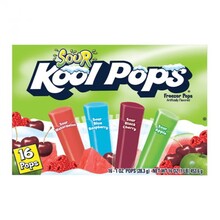 Kool Pops - Sour Freezer Bars 16-Pack