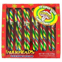 Warheads - Wild Berry Candy Canes 170 Gram